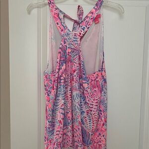 Lilly Pulitzer Pink and Blue Patterned Top